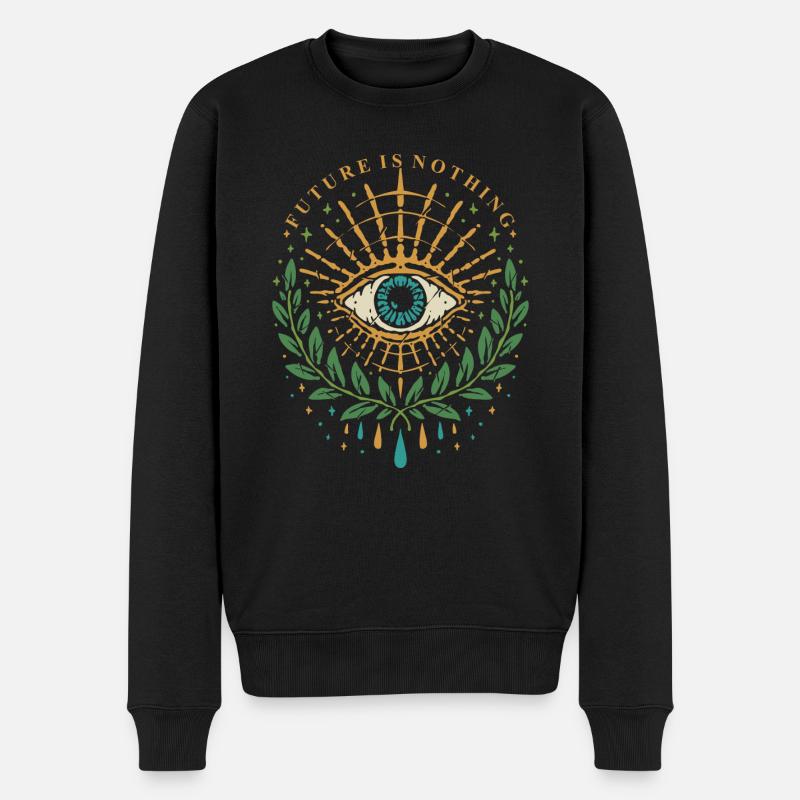 Les yeux d’Horus - Pull Premium bio Homme - noir