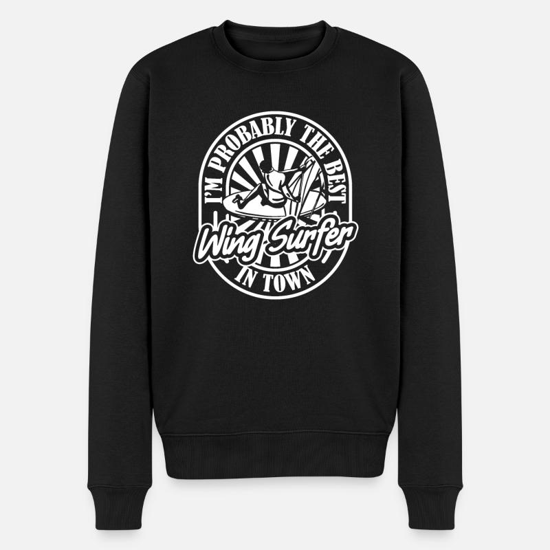 Wing Surf Wing Foil - Pull Premium bio Homme - noir