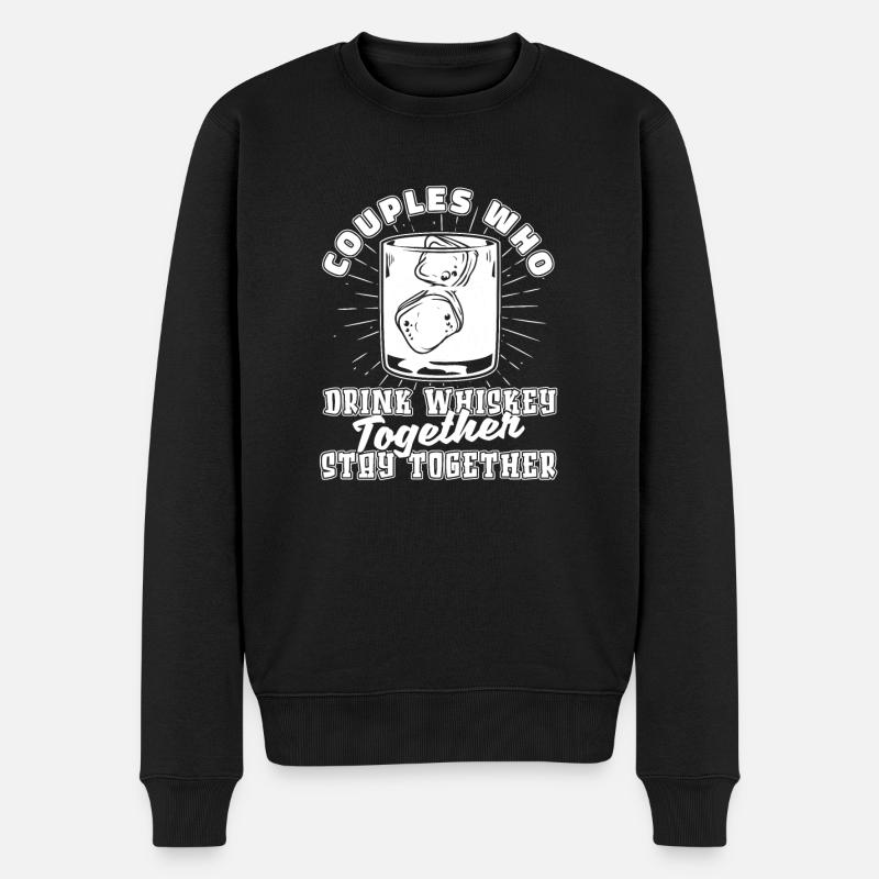 Whisky Whiskey - Pull Premium bio Homme - noir