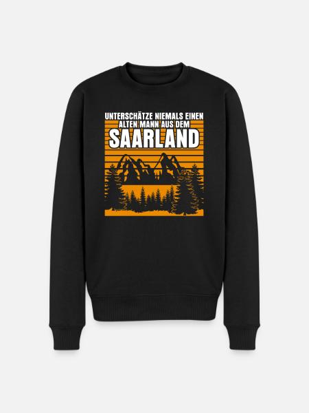 Saarland old Saarlanders - Men's Premium Organic Jumper - black