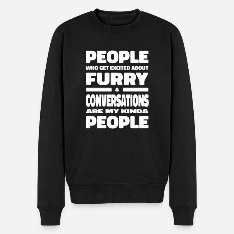 Furry Fandom Fursuits Drôle - Pull Premium bio Homme - noir
