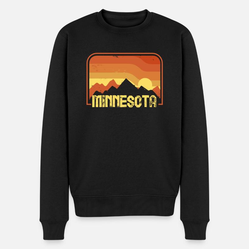 Minnesota - Pull Premium bio Homme - noir