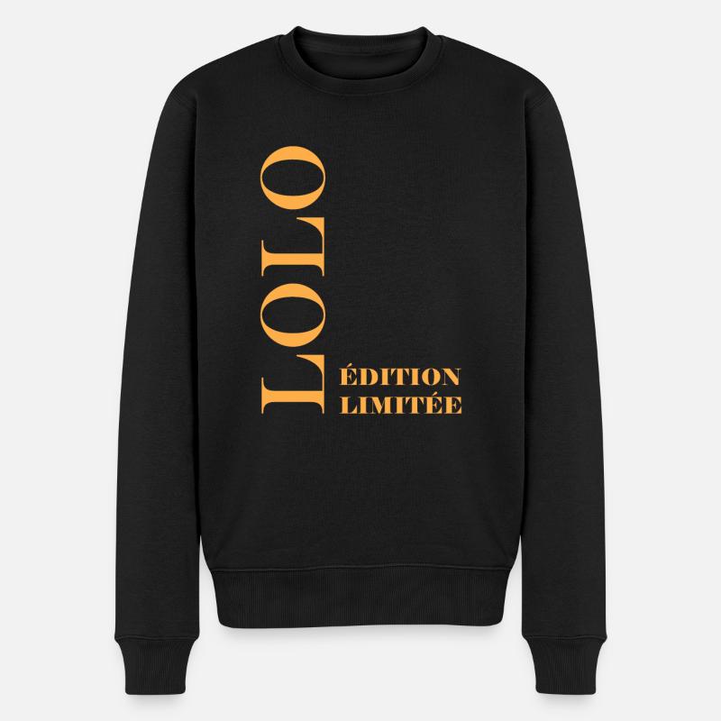 Lolo - Pull Premium bio Homme - noir