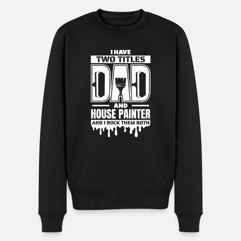 Peintre Vernisseur - Pull Premium bio Homme - noir