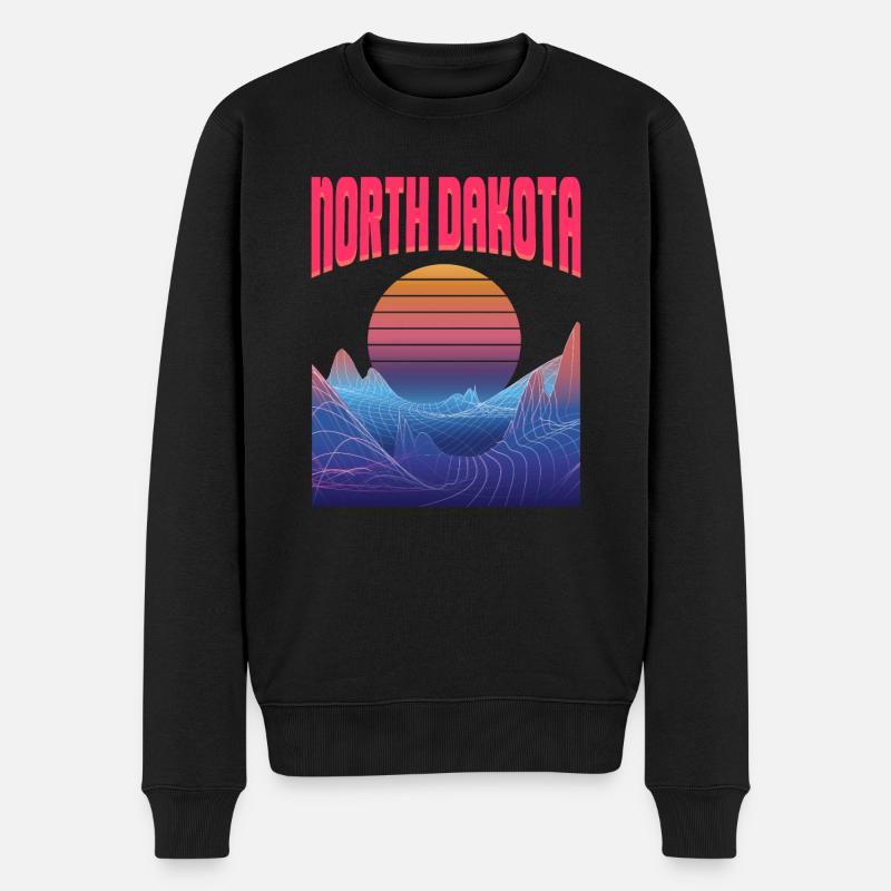 Dakota du Nord - Pull Premium bio Homme - noir
