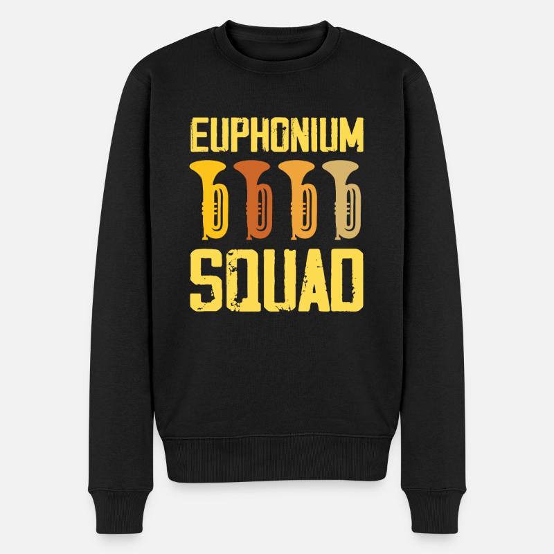 Euphonium Squad - Männer Premium Bio Pullover - Schwarz