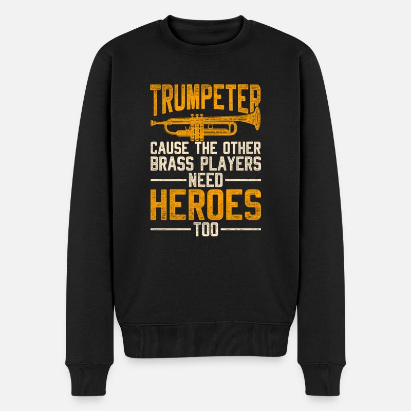 Trompettiste trompettiste - Pull Premium bio Homme - noir
