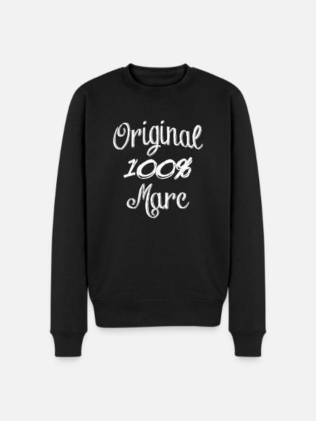 100% Original Marc - Men's Premium Organic Jumper - black