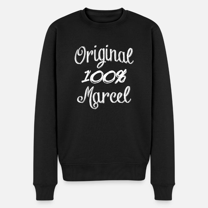 100% Original Marcel - Pull Premium bio Homme - noir