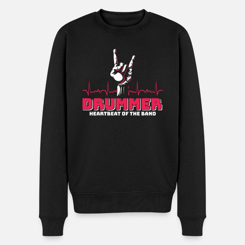 Drummers Drummers Drummers Drummers - Men's Premium Organic Jumper - black