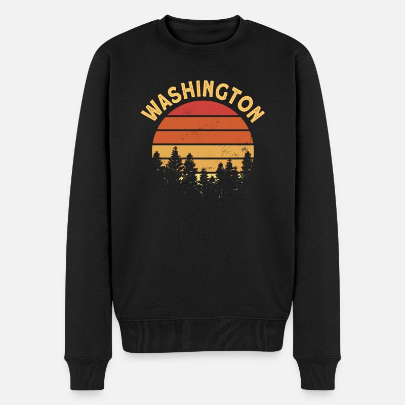 Washington - Pull Premium bio Homme - noir
