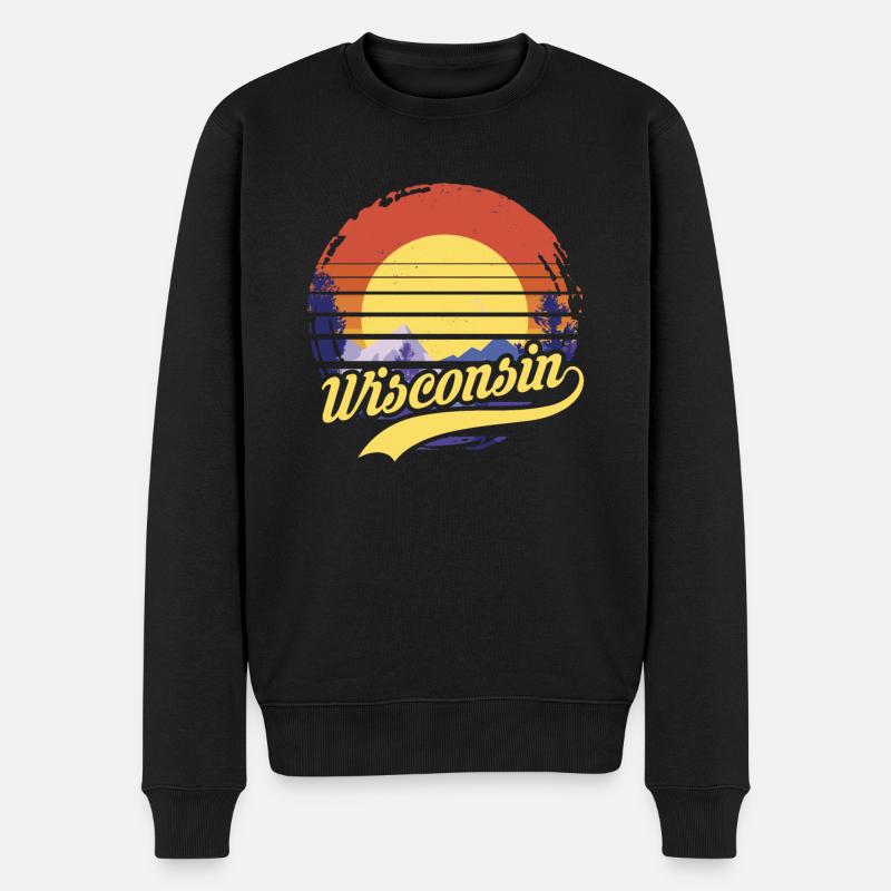 Wisconsin - Pull Premium bio Homme - noir