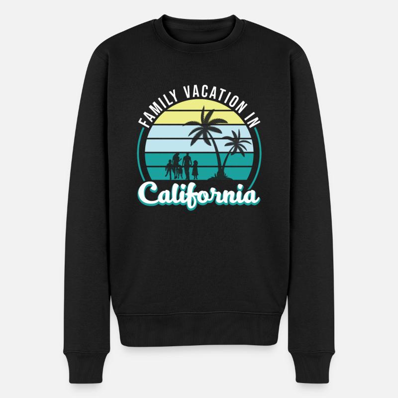 Family Vacation - Männer Premium Bio Pullover - Schwarz
