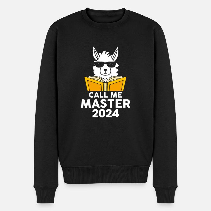 Appelez-moi Master 2024 Alpaga - Pull Premium bio Homme - noir