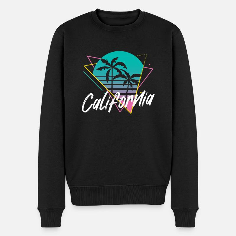 Californie - Pull Premium bio Homme - noir