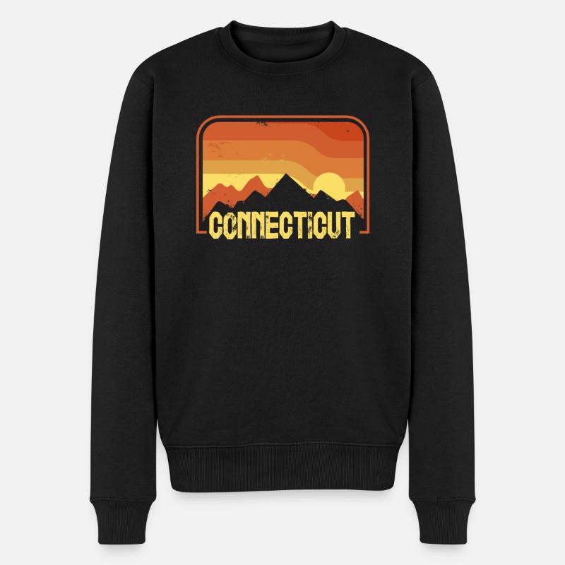 Connecticut - Pull Premium bio Homme - noir