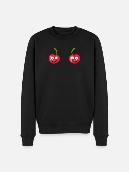 Cherries Dancing Boogie Woogie Cherry - Pull Premium bio Homme - noir