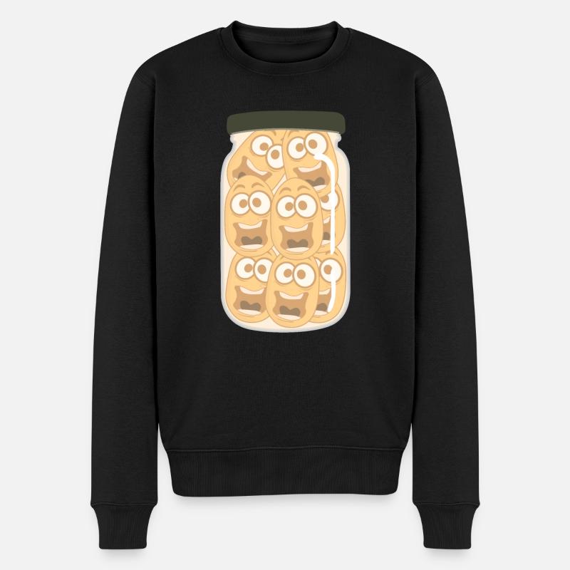 Pommes de terre - Pull Premium bio Homme - noir