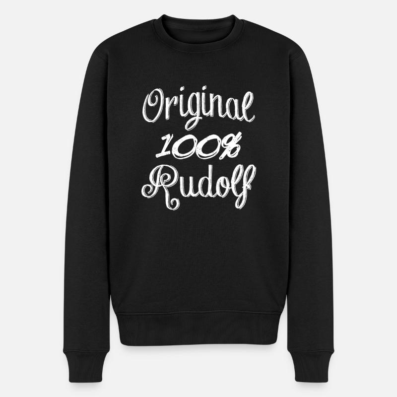 Original 100% Rudolf - Pull Premium bio Homme - noir