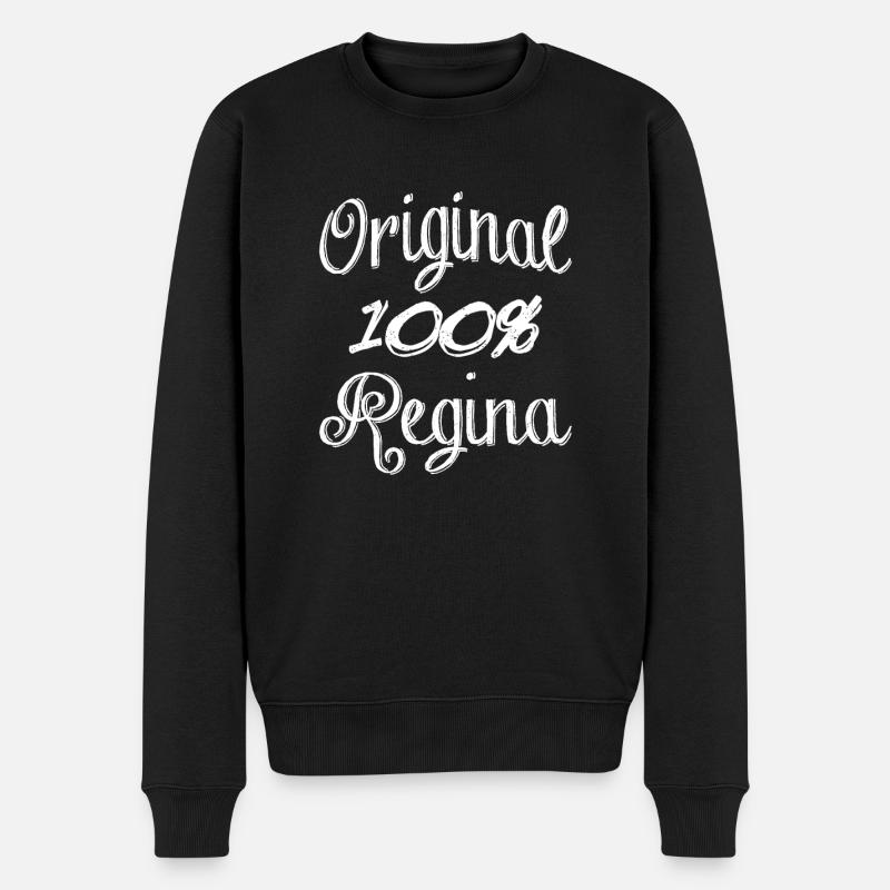 Original 100% Regina - Pull Premium bio Homme - noir