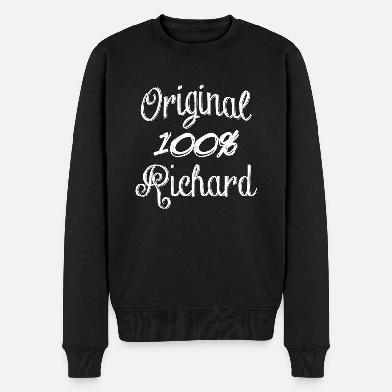 Original 100% Richard - Pull Premium bio Homme - noir