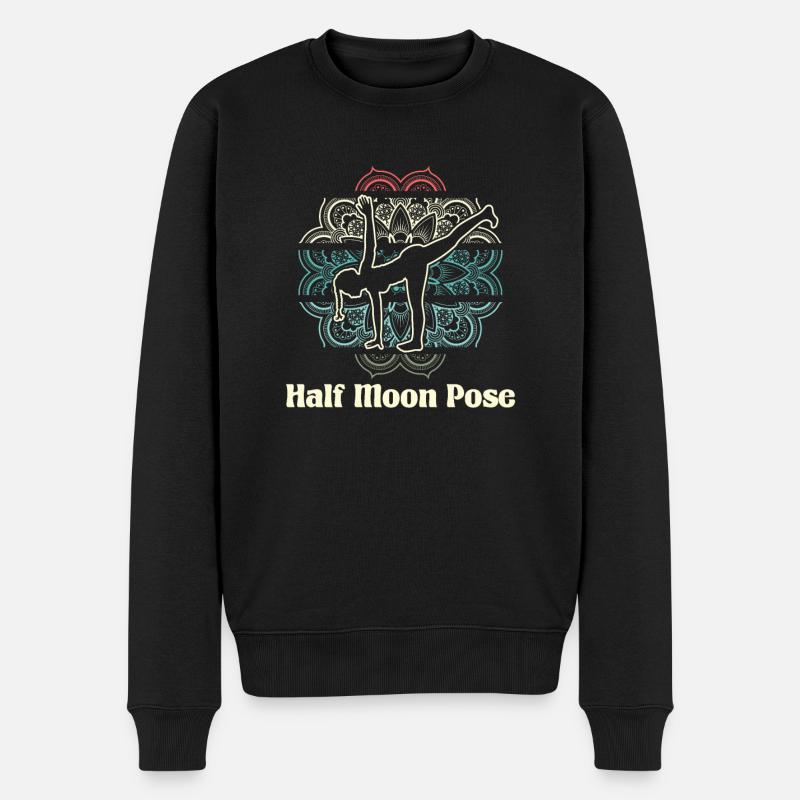 Yoga Cool - Pull Premium bio Homme - noir