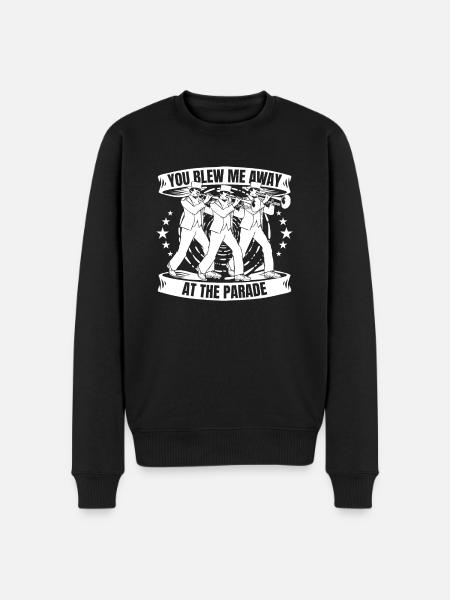 marching band, trombone, brass band, trombone - Men's Premium Organic Jumper - black