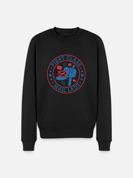 Postman Postman Postman Postman - Men's Premium Organic Jumper - black