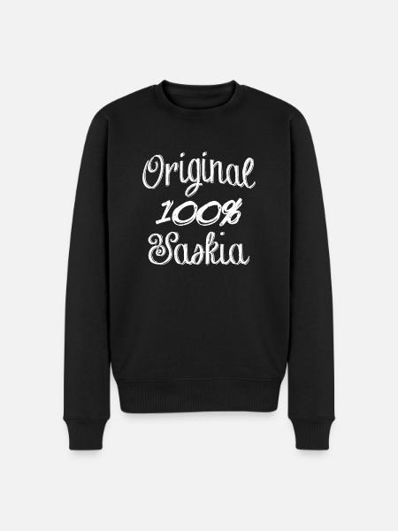Original 100 % Saskia - Pull Premium bio Homme - noir