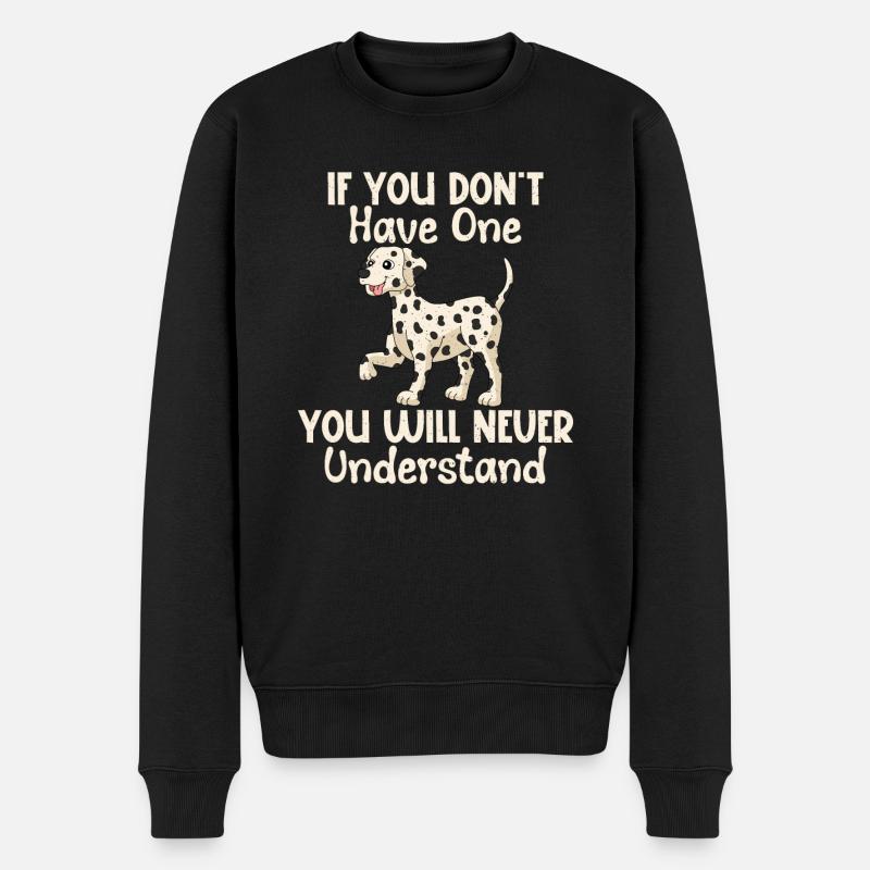 Cadeaux pour les amoureux dalmates - Pull Premium bio Homme - noir