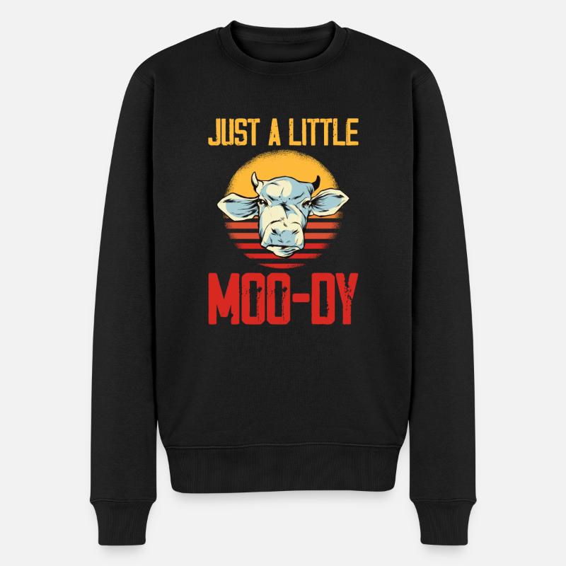 Juste un petit Moo-dy 3 - Pull Premium bio Homme - noir