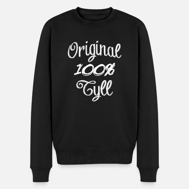 Original 100% Tyll - Pull Premium bio Homme - noir