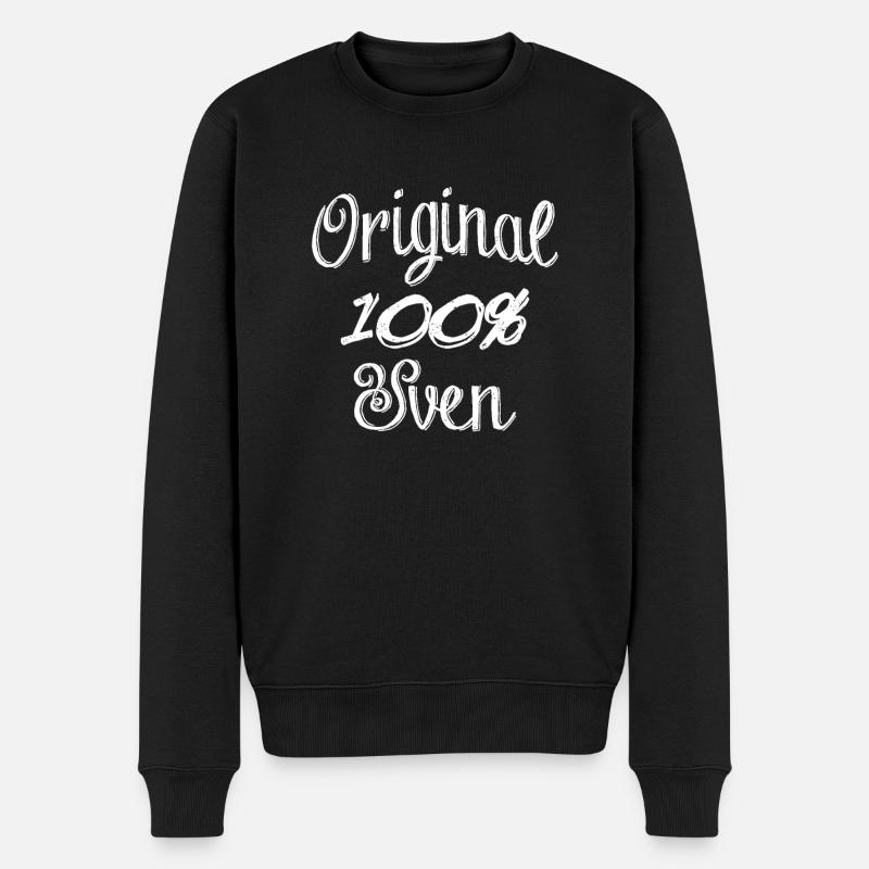 Original 100% Sven - Pull Premium bio Homme - noir