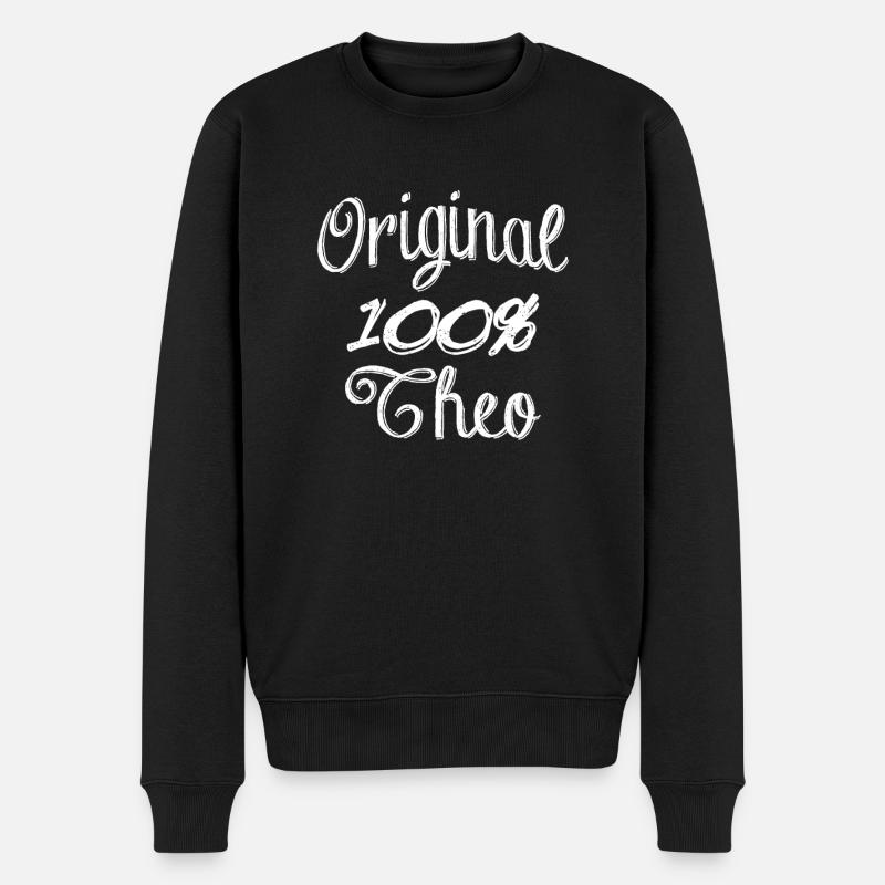 Original 100% Theo - Pull Premium bio Homme - noir