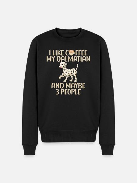 Gifts for Dalmatian Lovers - Men's Premium Organic Jumper - black