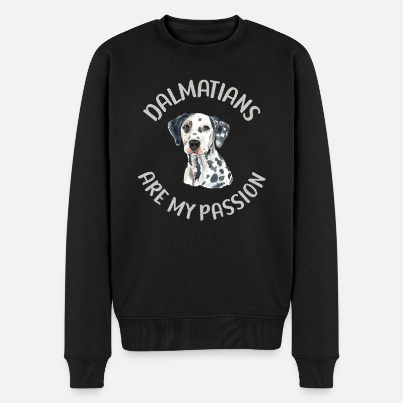 Cadeaux pour les amoureux dalmates - Pull Premium bio Homme - noir