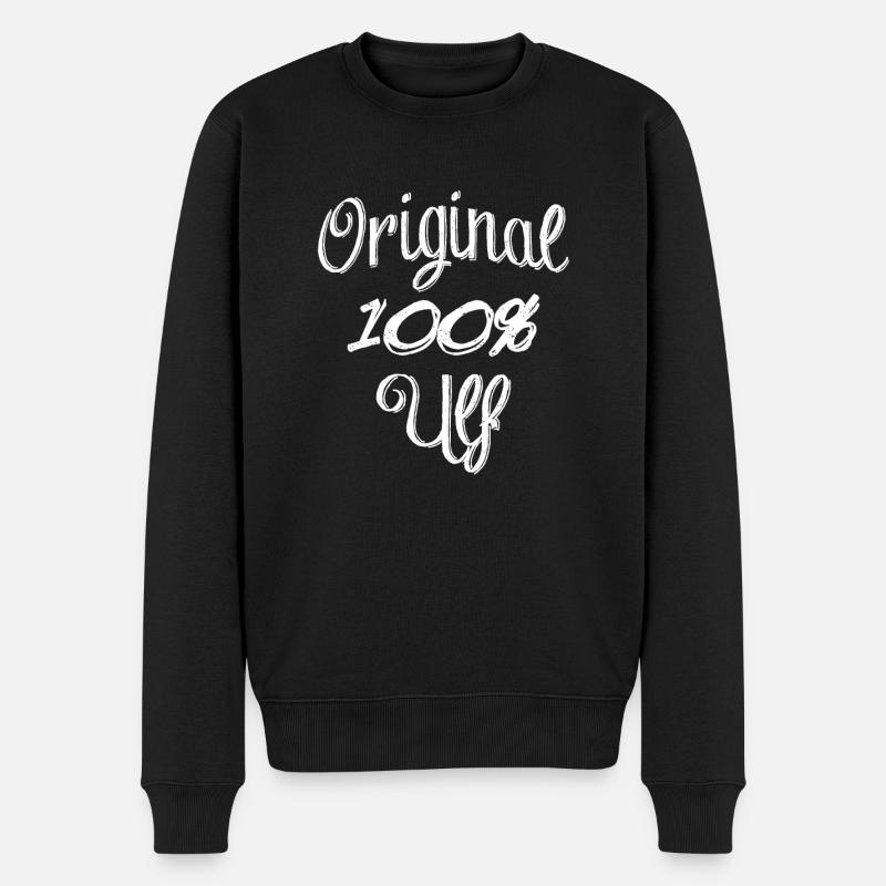 Original 100% Ulf - Pull Premium bio Homme - noir