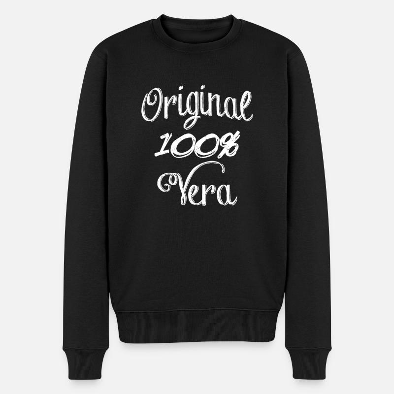 Original 100% Vera - Pull Premium bio Homme - noir