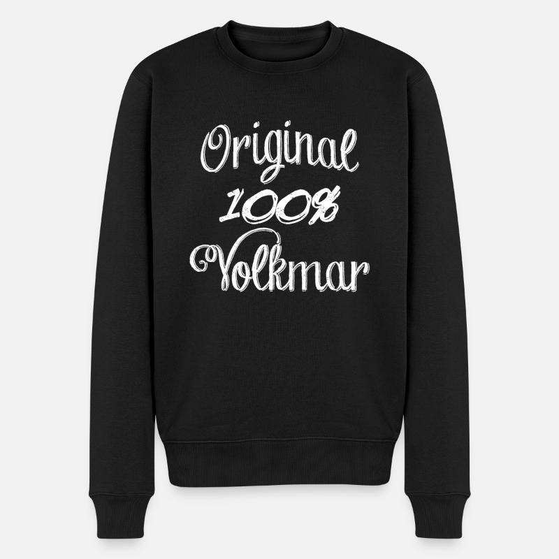 Original 100% Volkmar - Pull Premium bio Homme - noir