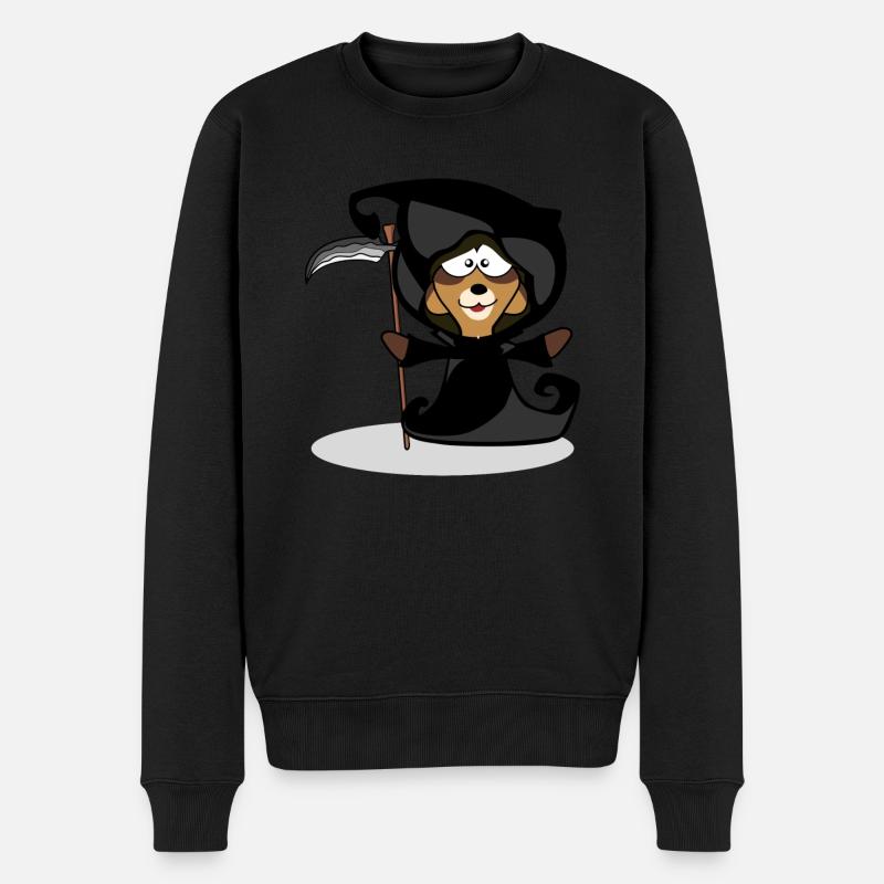 Faucheuse de suricates - Pull Premium bio Homme - noir