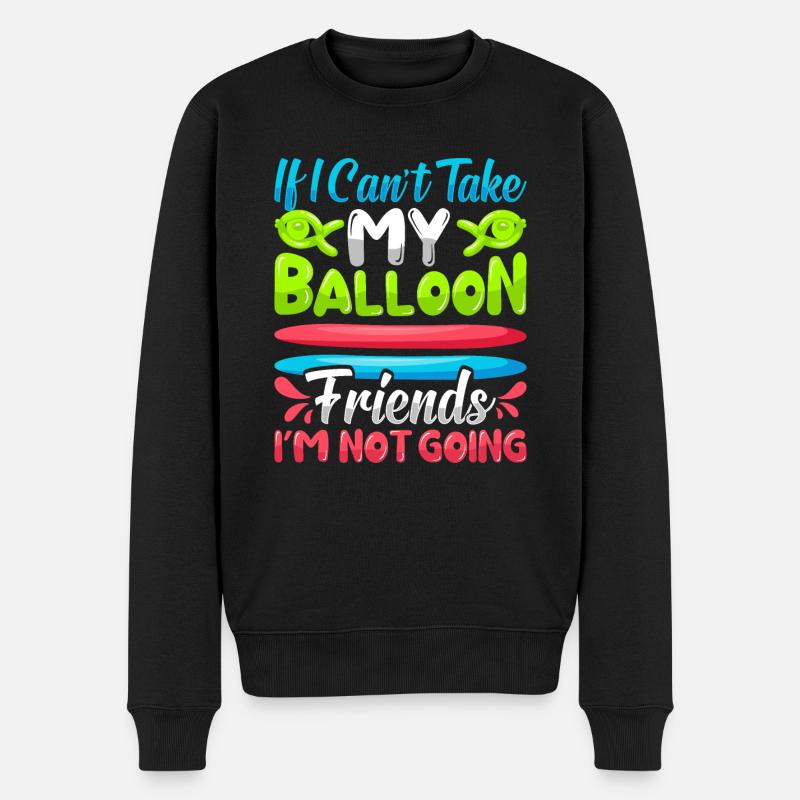Conception de ballon de fête - Pull Premium bio Homme - noir