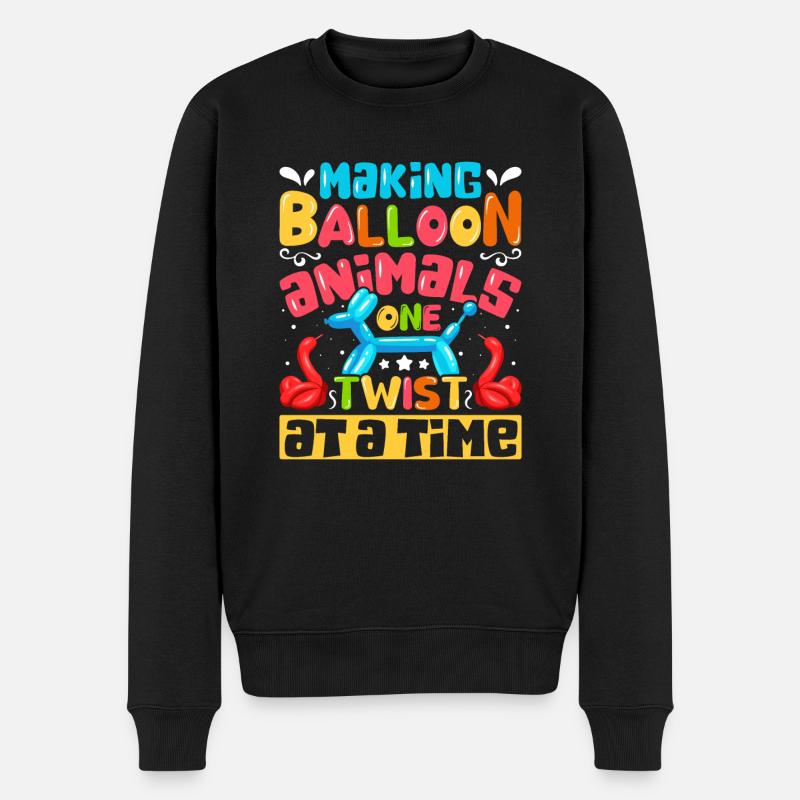 Conception de ballon de fête - Pull Premium bio Homme - noir