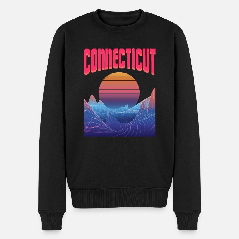 Connecticut - Pull Premium bio Homme - noir