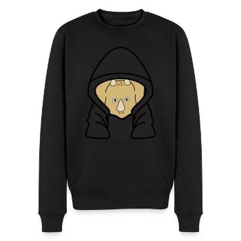 Pas de dinosaures - Pull Premium bio Homme - noir - Devant - Nico (187cm)