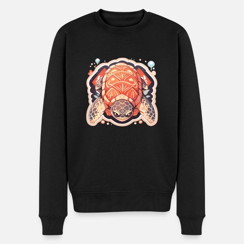 Tortue - Pull Premium bio Homme - noir