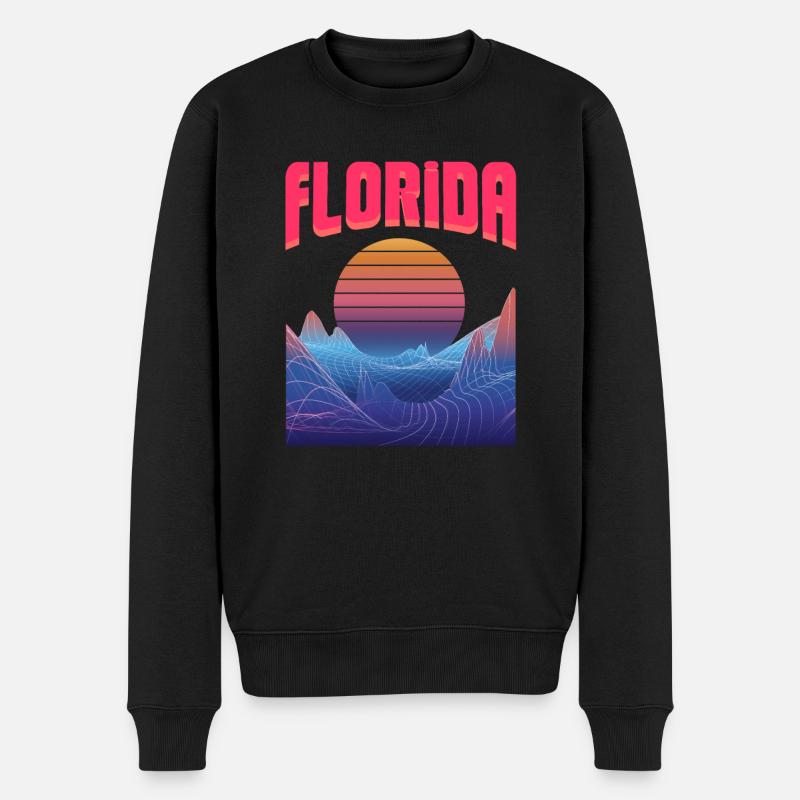 Floride - Pull Premium bio Homme - noir