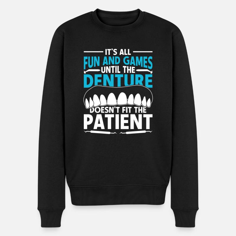 Prosthodontiste dentaire - Pull Premium bio Homme - noir