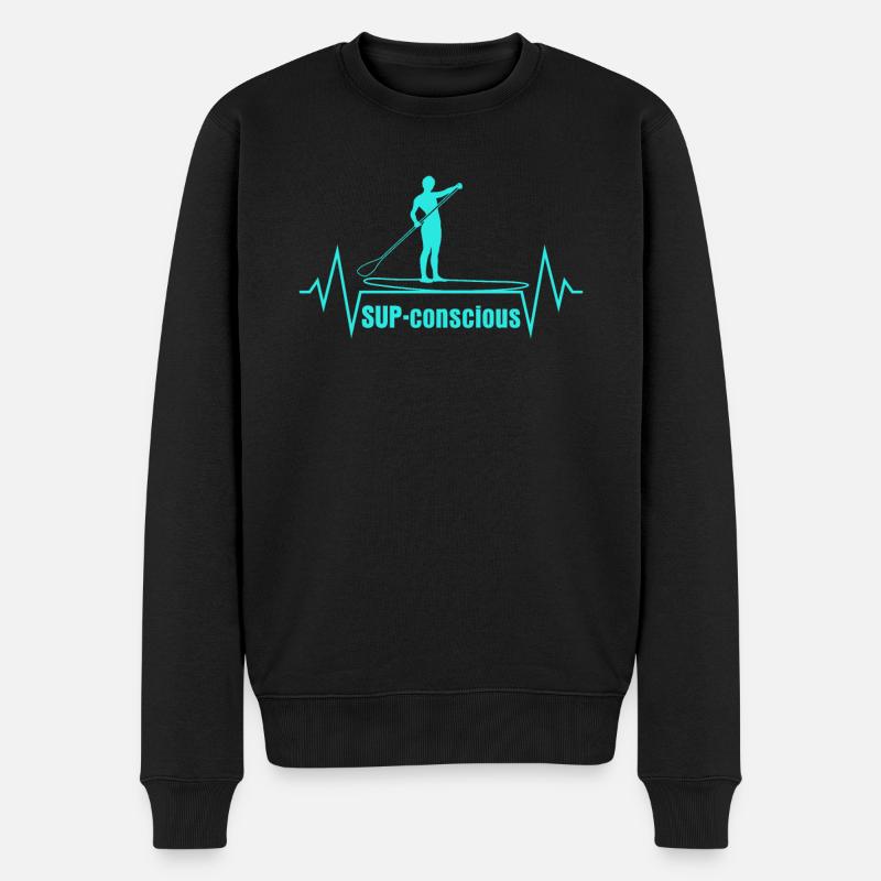 Pagayer debout - Pull Premium bio Homme - noir