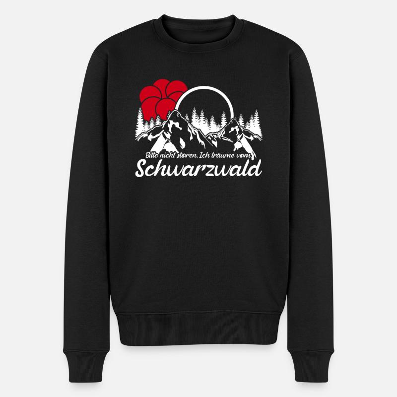 Schwarzwald Urlaub - Männer Premium Bio Pullover - Schwarz