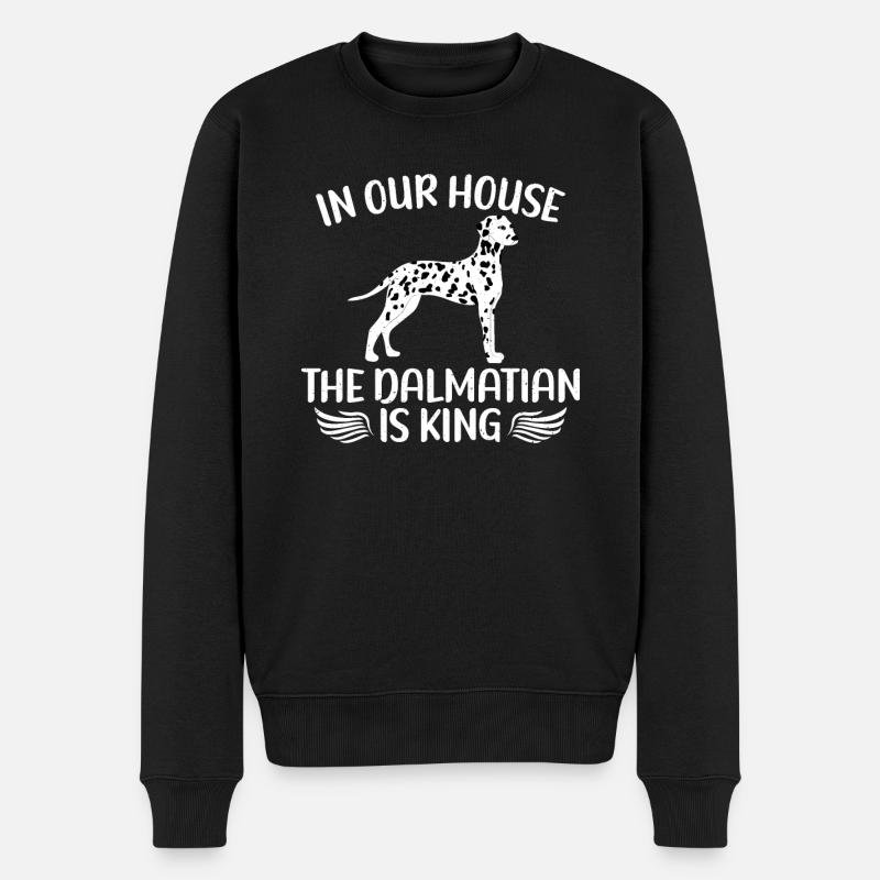 Cadeaux pour les amoureux dalmates - Pull Premium bio Homme - noir